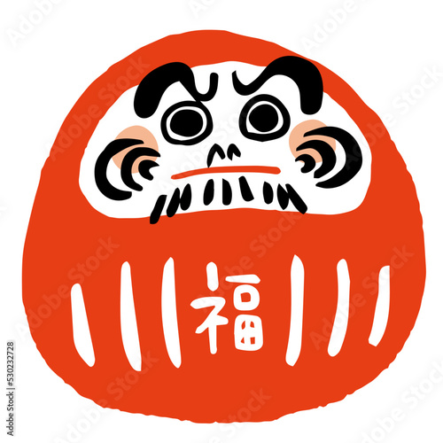 だるまのイラスト素材