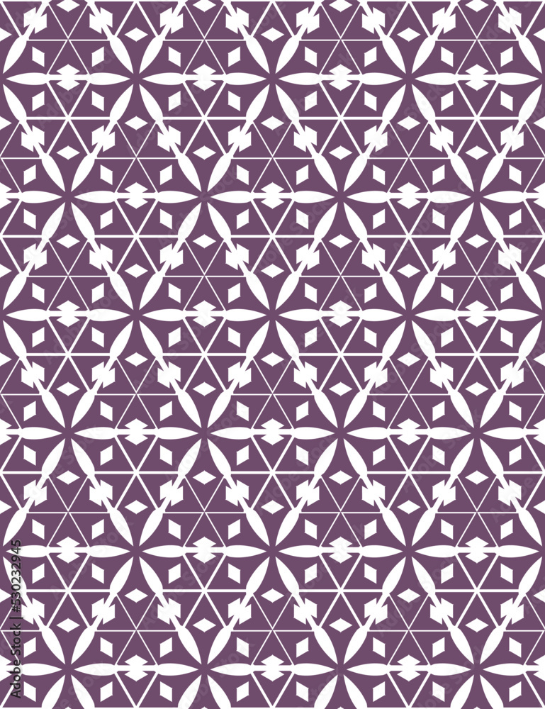 Fototapeta premium Geometric pattern. Seamless vector background. Ethnic graphic design.