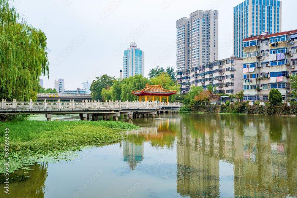 Yingbin Park, Yancheng City, Jiangsu Province, China