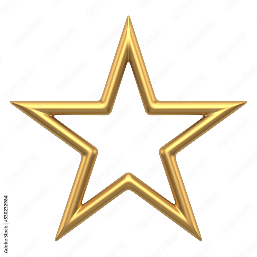 Decoration golden star 3d. Glitter for christmas and trendy interior Decoration golden star 3d. Glitter for christmas and trendy interior