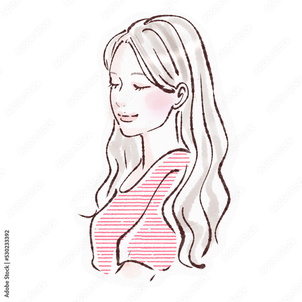 女性のイラスト 女性のイラスト