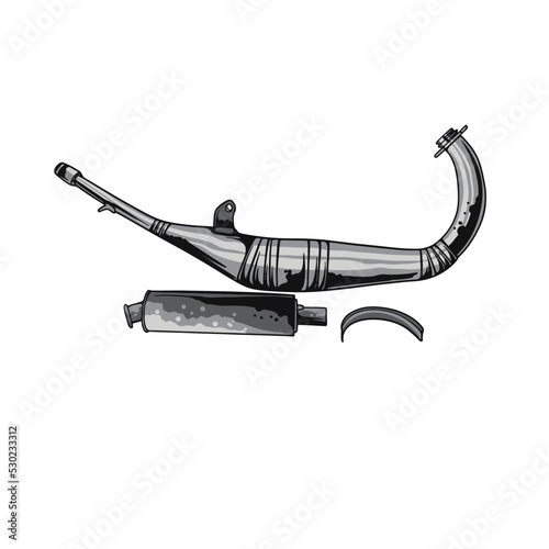 Motorcycle Part Exhaust  photo