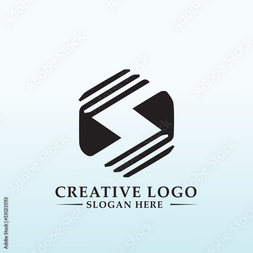 original logo for a new crypto exchange letter S