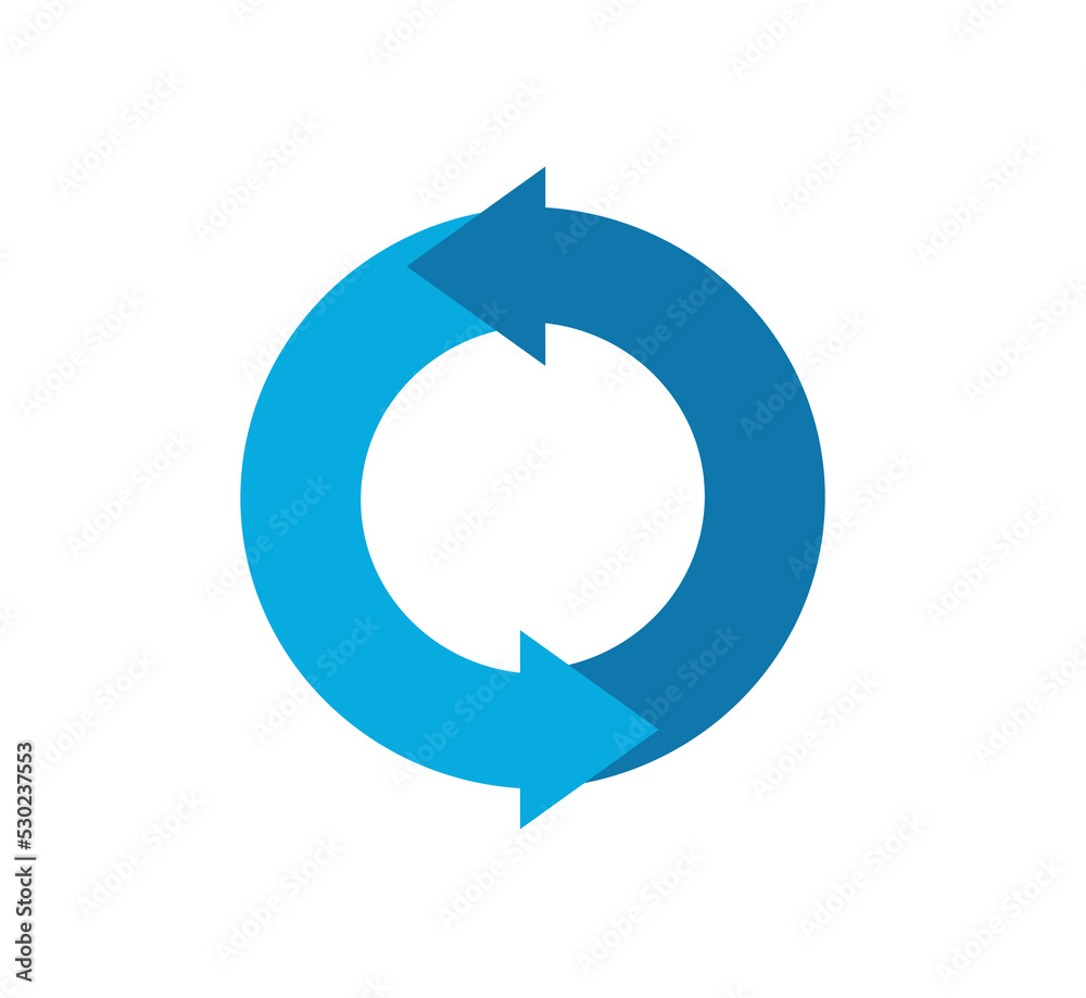 reload cycle icon. loop recycle vector illustration reload cycle icon. loop recycle vector illustration