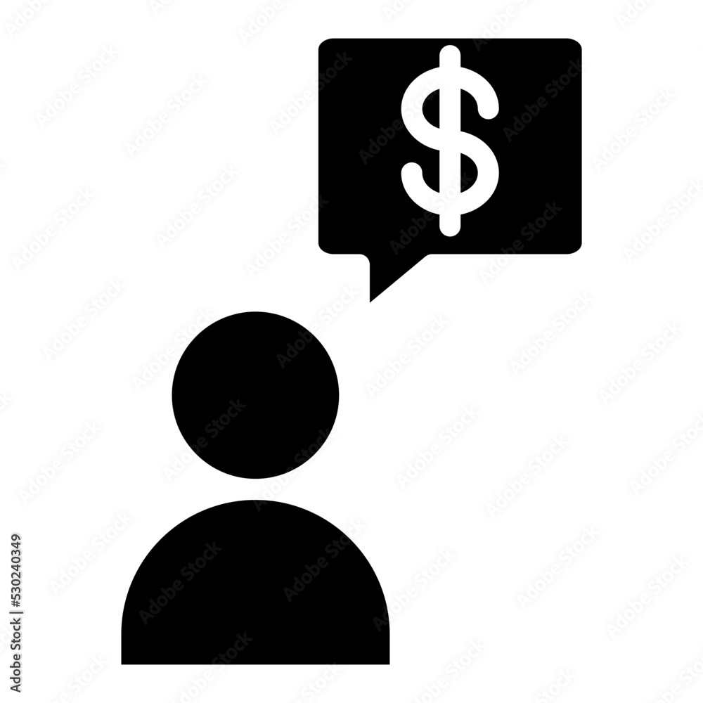 dollar buble chat icon dollar buble chat icon