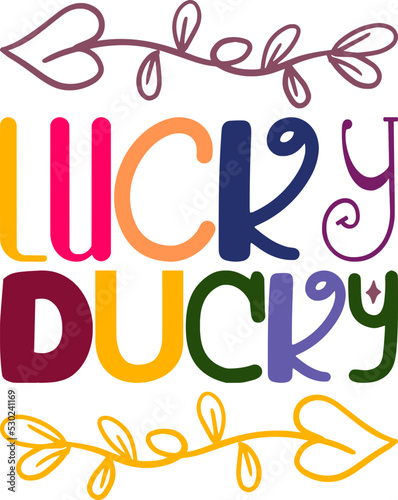 lucky ducky Files Cricut Sublimation