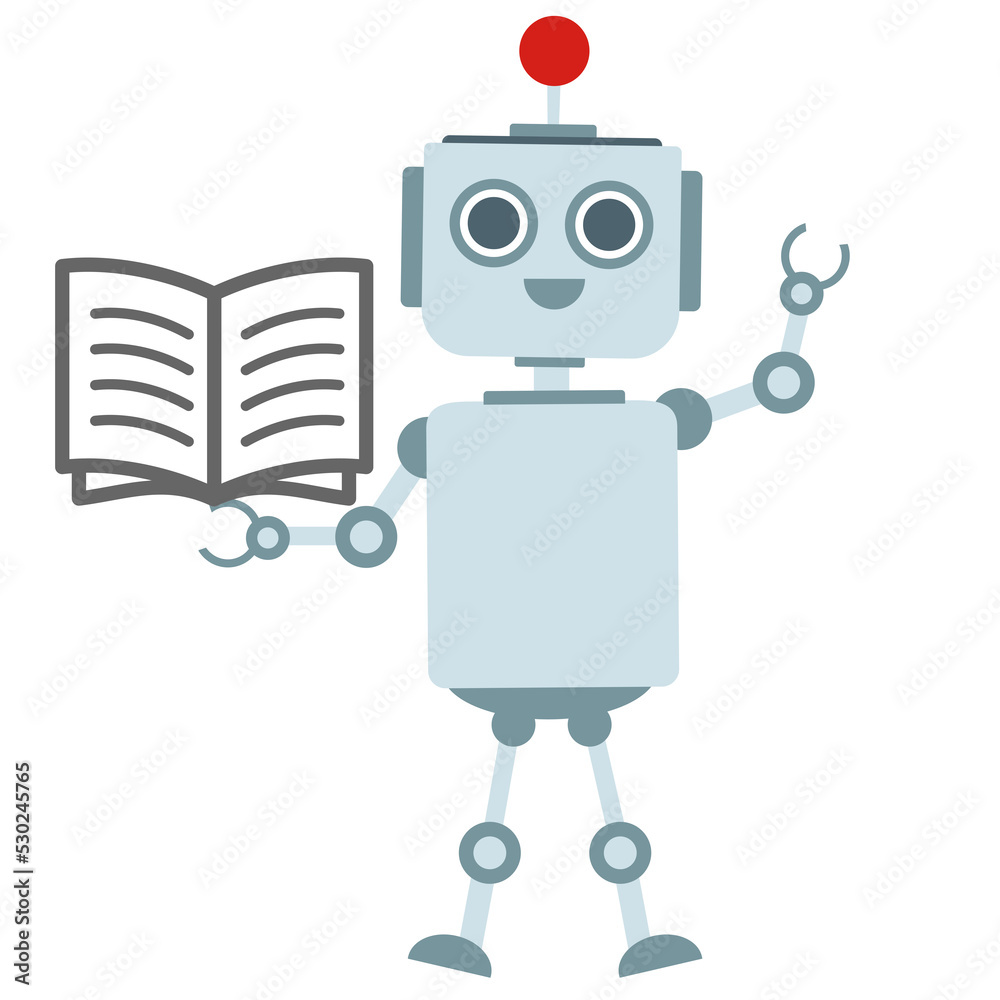 Cute robot cartoon
