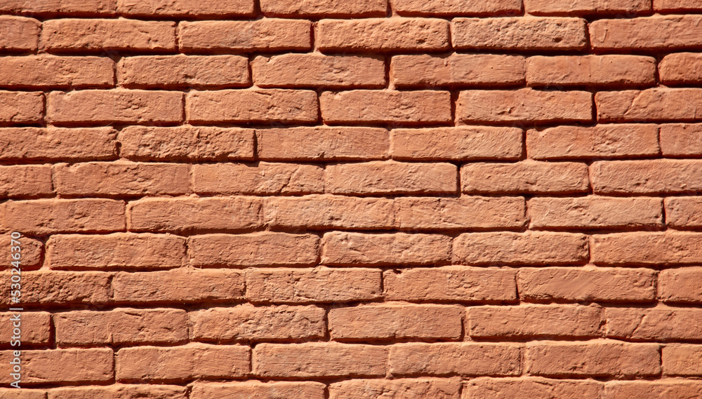 Fototapeta premium Old red bricks on the wall.