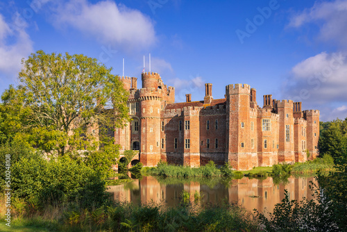 Foto Herstmonceux castle near Hailsham in east Sussex south east England