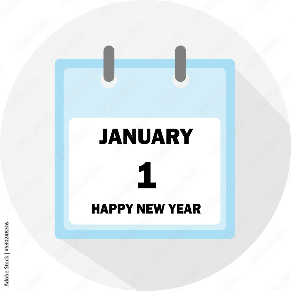 Happy new year image or clip art. vector illustration. Happy new year image or clip art. vector illustration.