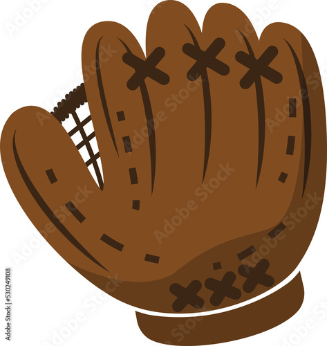 Baseball glove Icon Sign