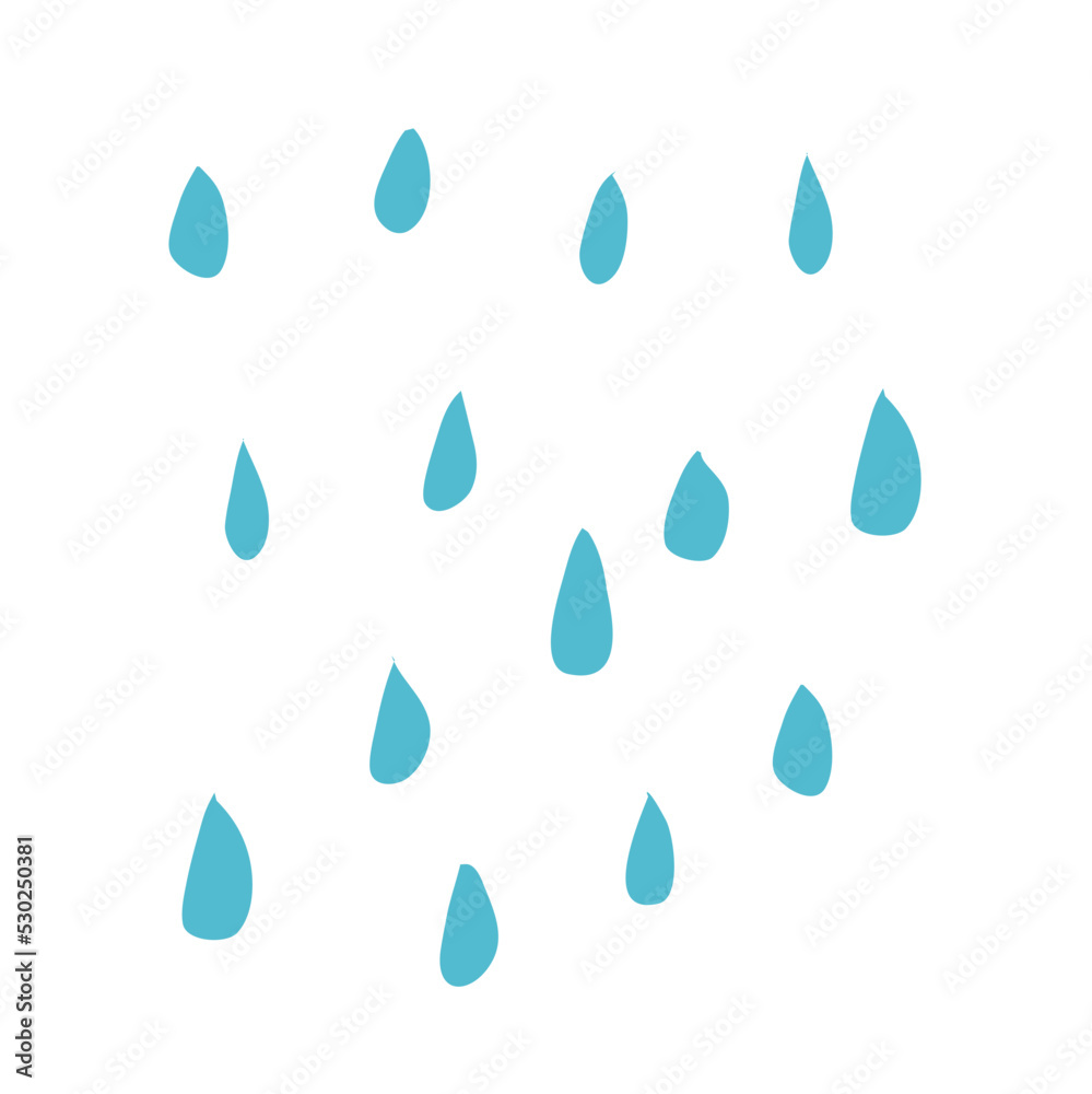 Group of raindrops Group of raindrops