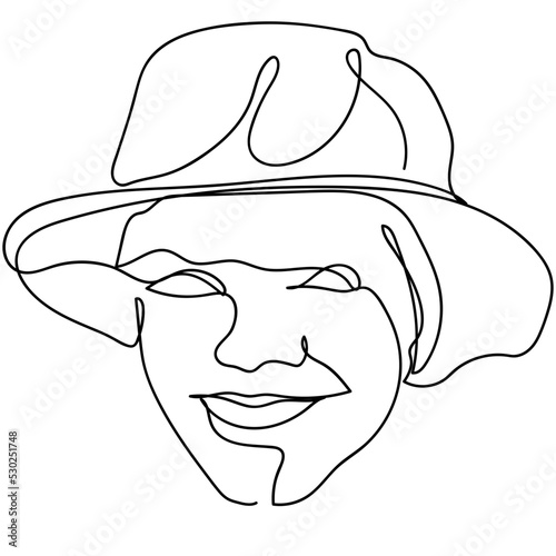 Woman line drawing, Continuous line drawing art, Vector line illustration, Minimalist Black White Drawing Artwork, Black and white vector illustration, Modern continuous line art.