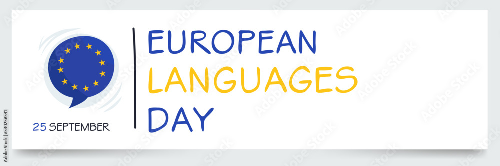 European Languages Day, held on 25 September.