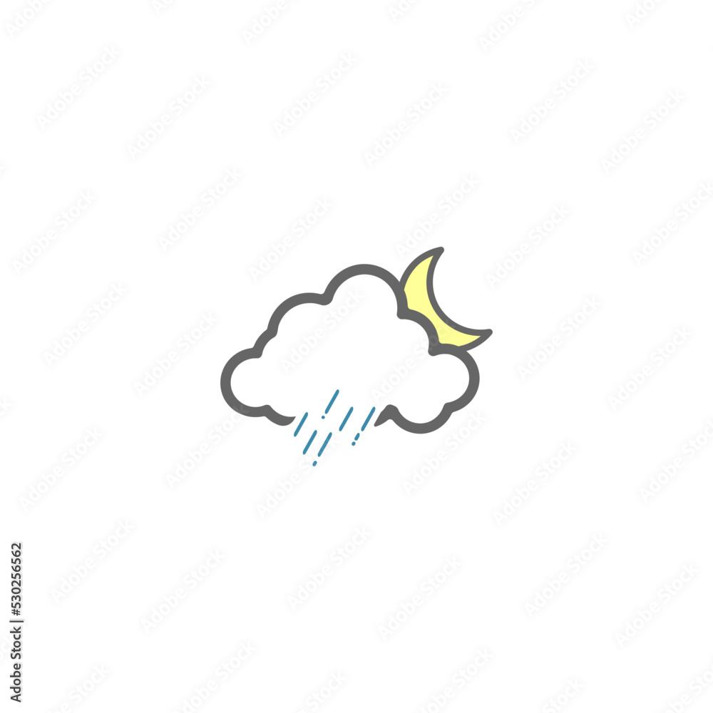rain icon vector illustration rain icon vector illustration