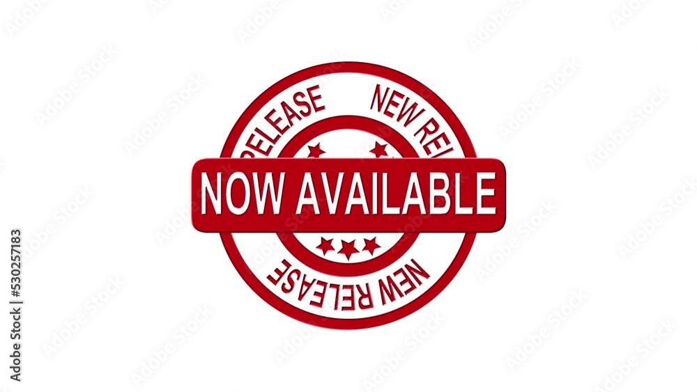 A 4k animated video of a 3D rendered seal announcing that a new release is available now, in maroon red, spinning and zooming in, isolated on a white background
A 4k animated video of a 3D rendered seal announcing that a new release is available now, in maroon red, spinning and zooming in, isolated on a white background