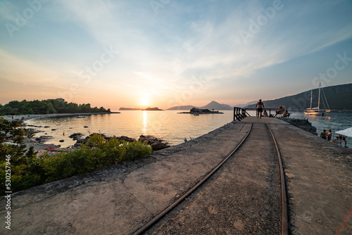 Sunset at Arza Beach, Montenegro