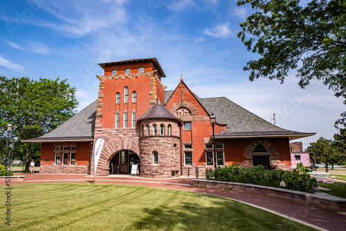 Historic train station in Muskegon, Michigan