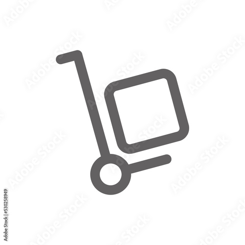 drop off icon. Perfect for delivery icon or user interface applications. vector sign and symbol