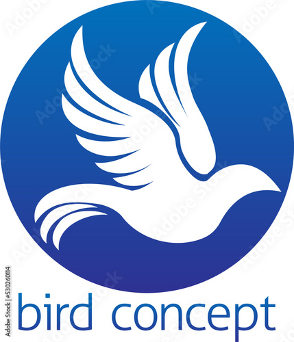 Circle dove concept  design