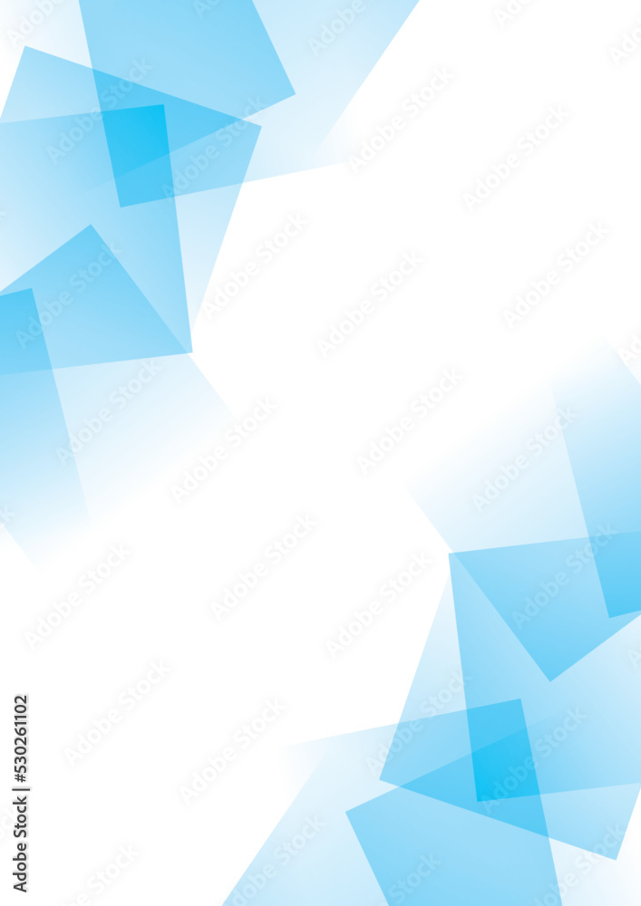 幾何学模様の抽象的な背景　青