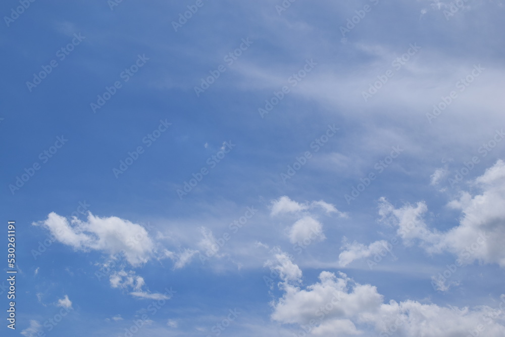 blue sky with clouds