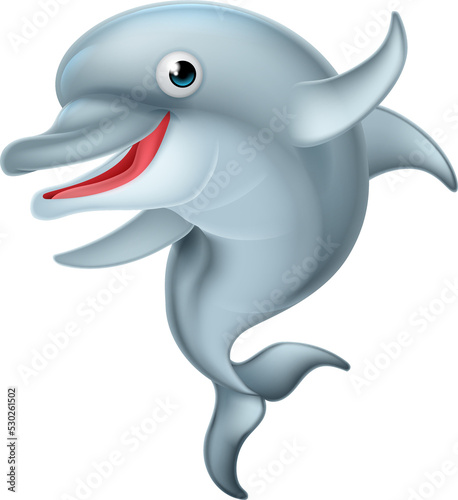 Cartoon Dolphin