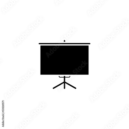 Projection Screen icon design template vector illustration