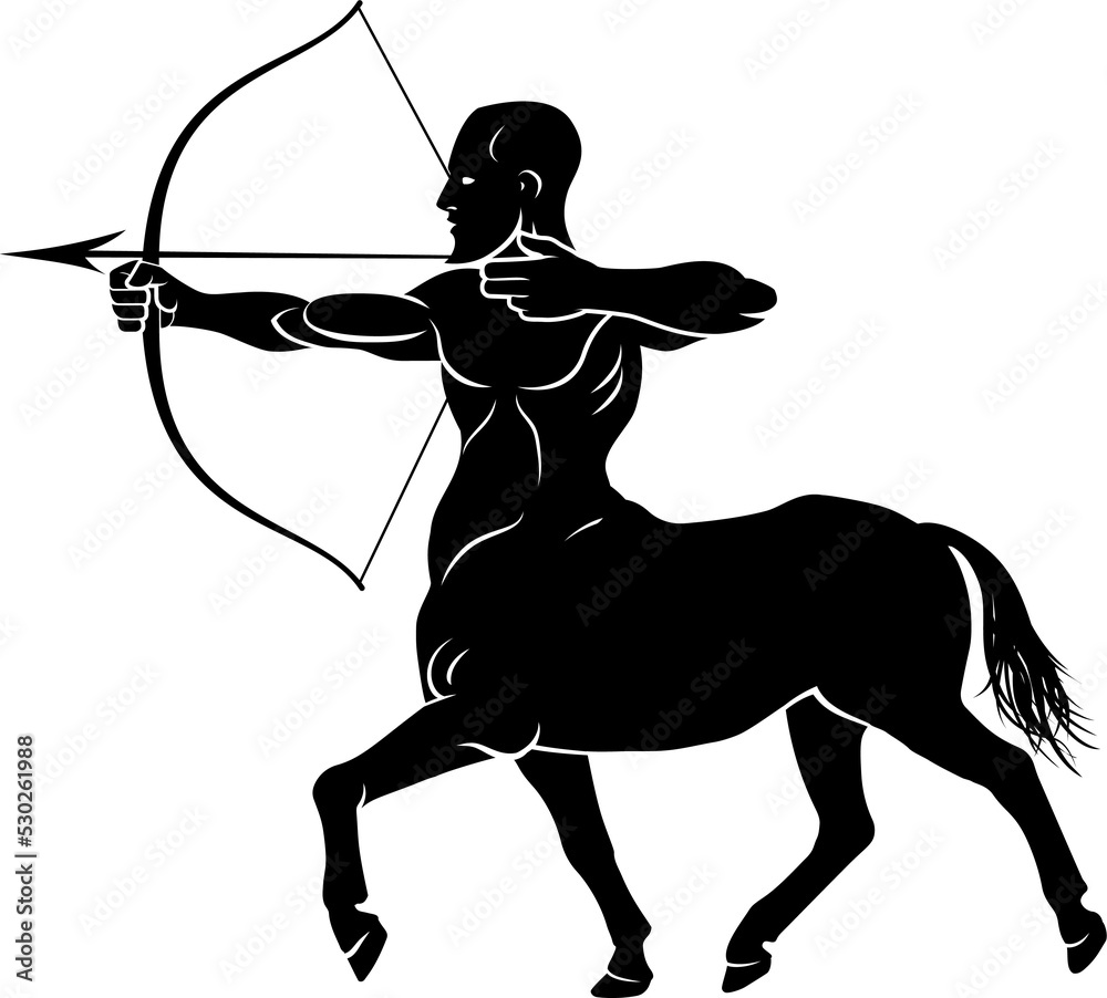 Fototapeta premium Centaur Concept Graphic