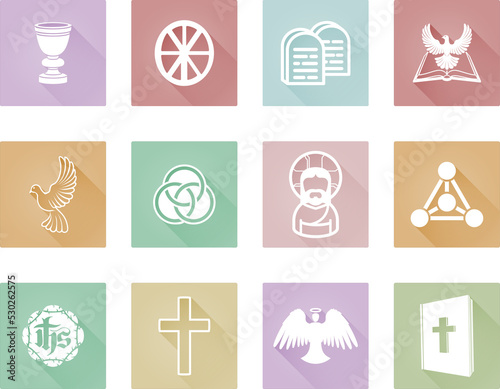 Christian Icons Set