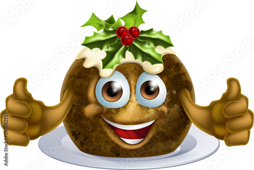 Christmas Pudding Cake Man