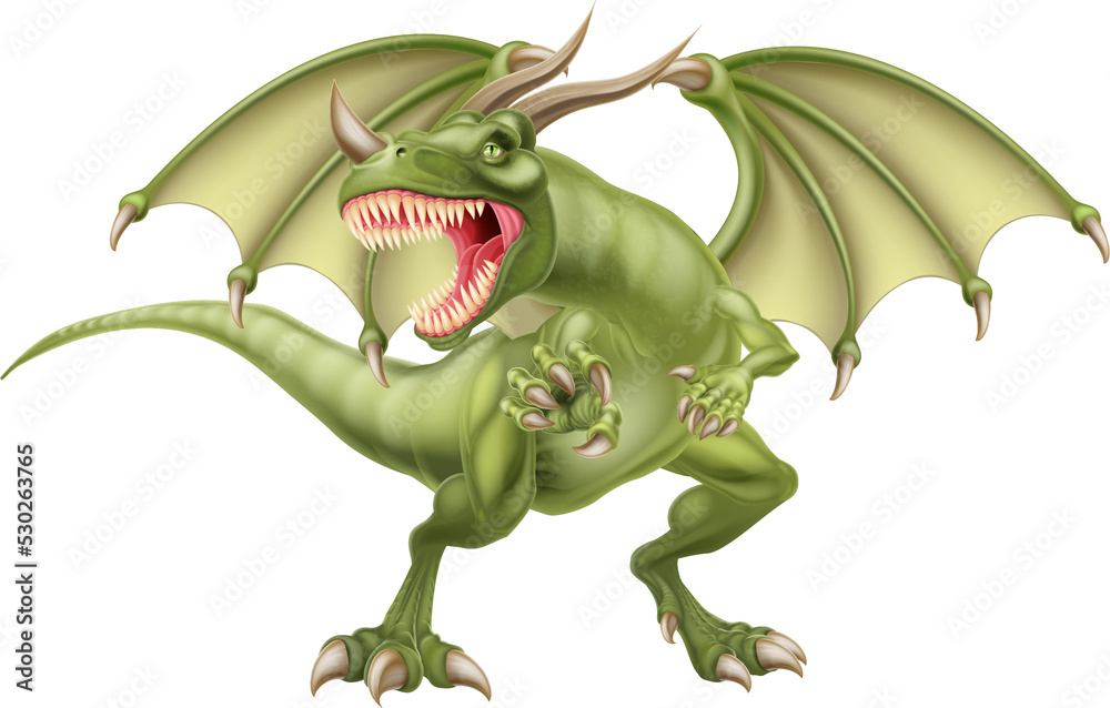 Fototapeta premium Green Dragon
