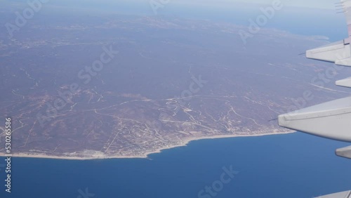 Flying above Cabo San Lucas, Mexico