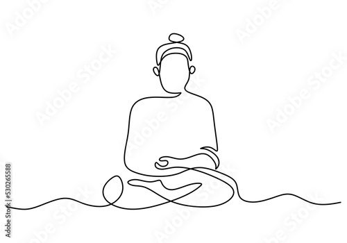 One continuous single line ...