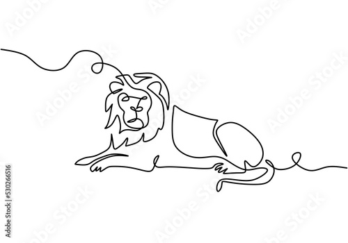 One continuous single line ...