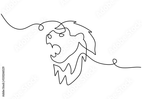 One continuous single line ...