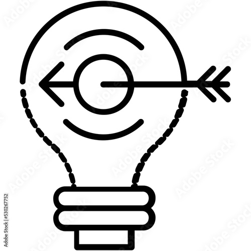Strategy Line Vector Icon