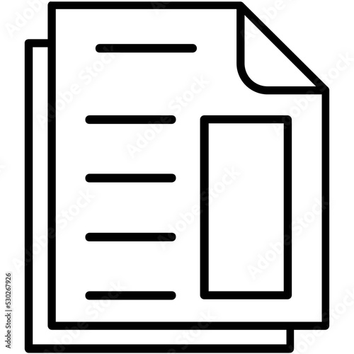 Workflow Line Vector Icon