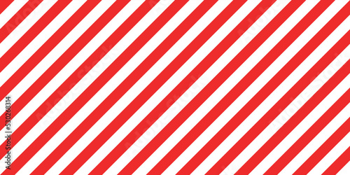 Seamless pattern with red and white striped lines background. Vector illustration.