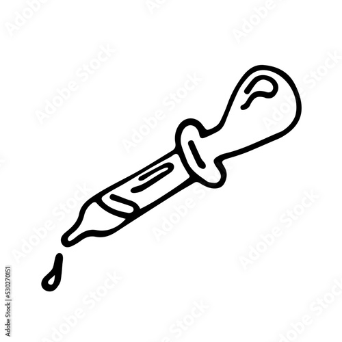 Drawing of a pipette
