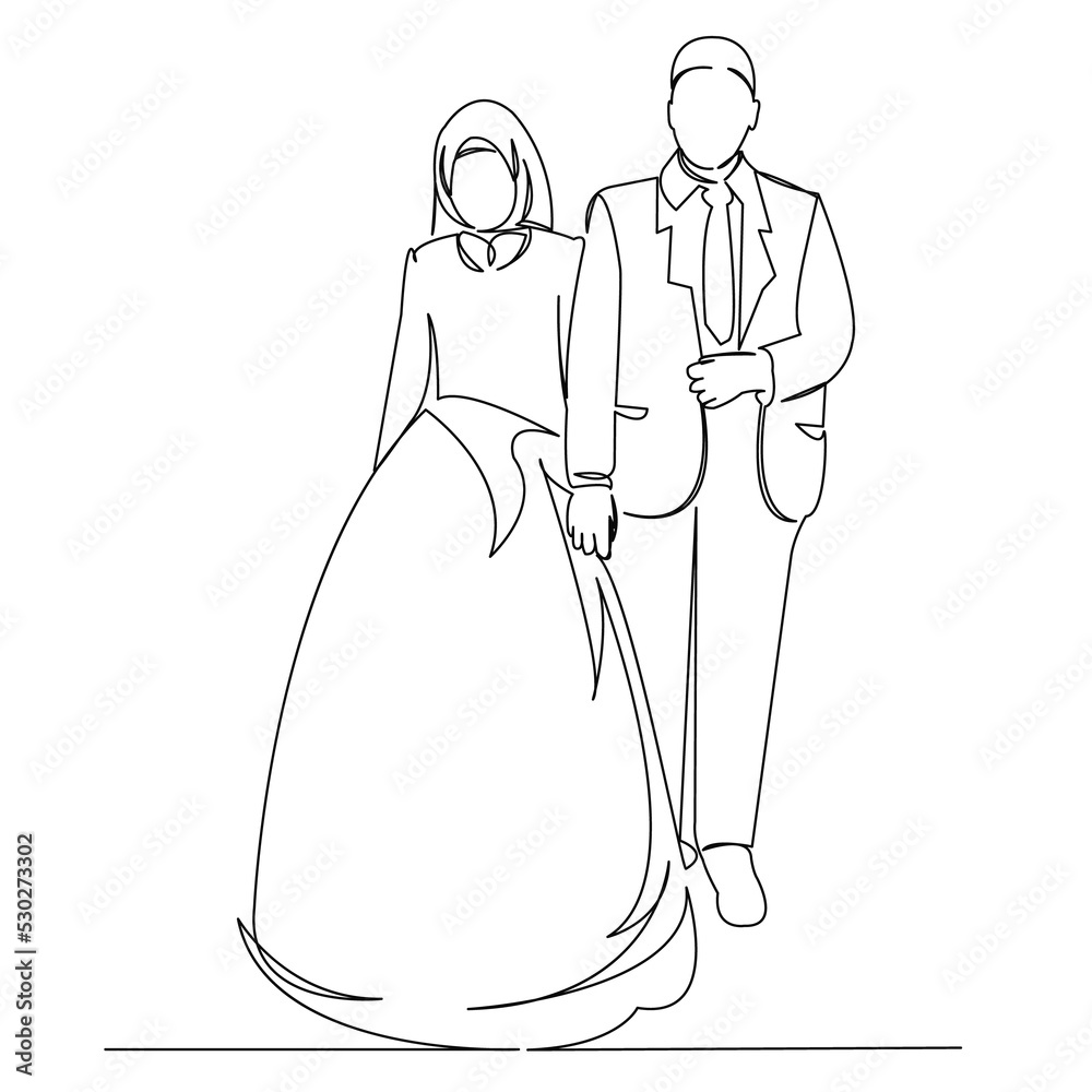 Fototapeta premium muslim wedding