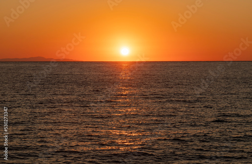 Sunrise on the island of Thassos