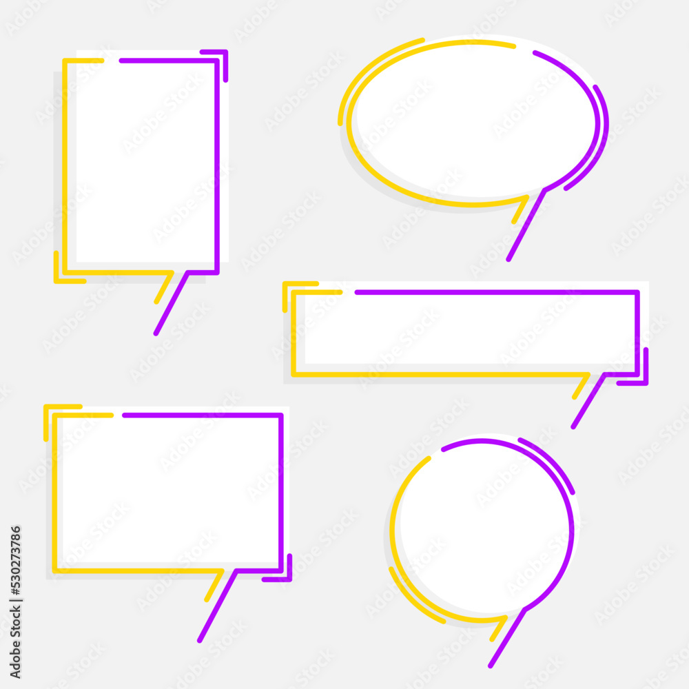collection set of blank hand drawing speech bubble balloon, think speak talk text box, banner, flat vector illustration design collection set of blank hand drawing speech bubble balloon, think speak talk text box, banner, flat vector illustration design