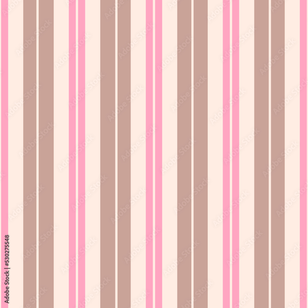 Stripe pattern in beige and soft pink for clothes designs. Simple textured vertical line. Stripe pattern in beige and soft pink for clothes designs. Simple textured vertical line.