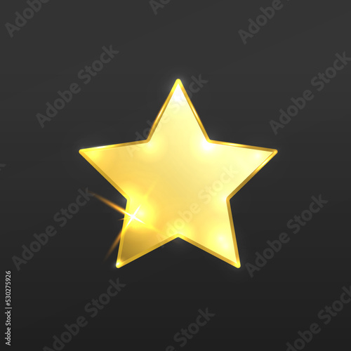 VIP star. Vintage gold vip star, great design for any purposes. Gold star. Luxury style background. Casino icon. Elegant luxury. Template banner. Vintage luxury vector invitation card template.