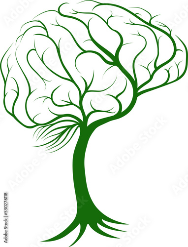 Brain tree concept
