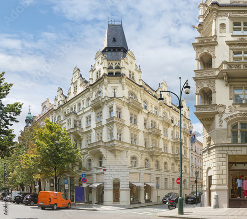 The Parizska street. Prague, Czech Republic.