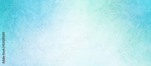 Print op canvas Imaginative Hard Marble Granite Surface Inspiring Light Blue Turquoise Banner Te