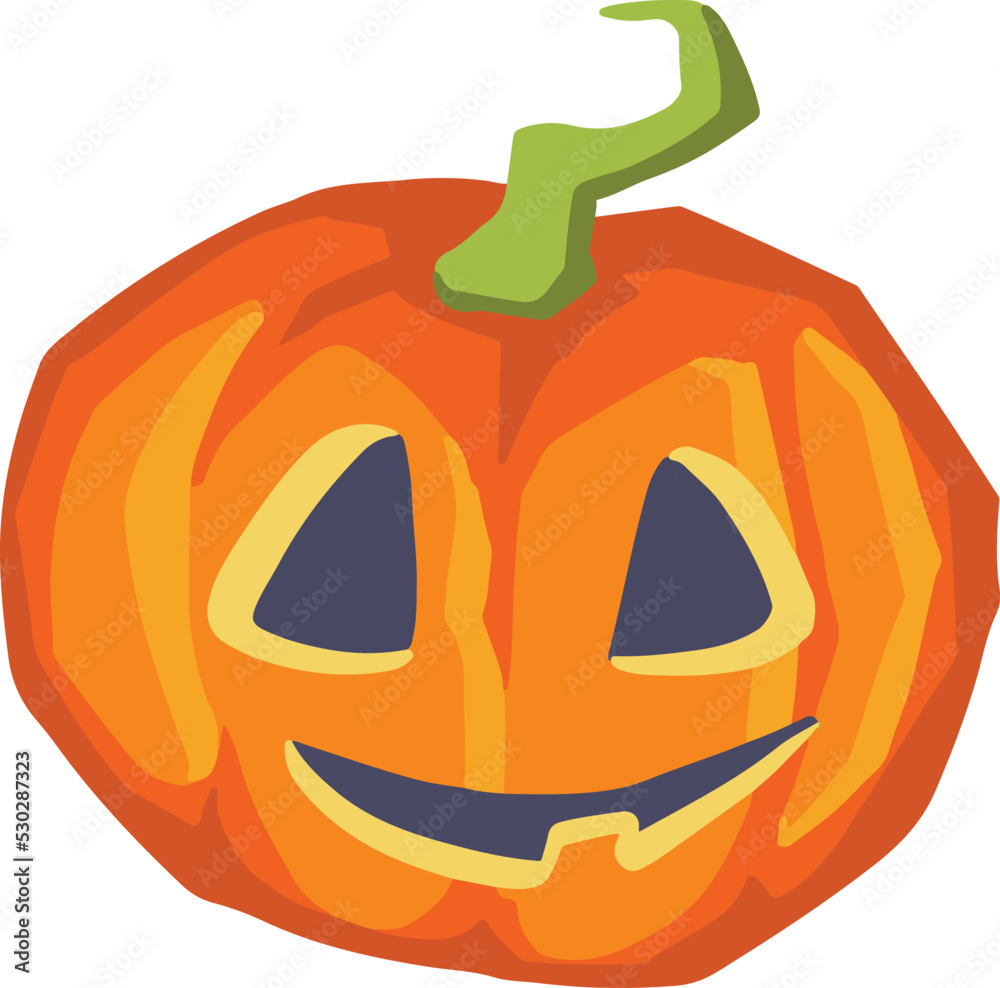 Vecteur Stock Pumpkin, jack o lantern for halloween or horror movie | Adobe  Stock