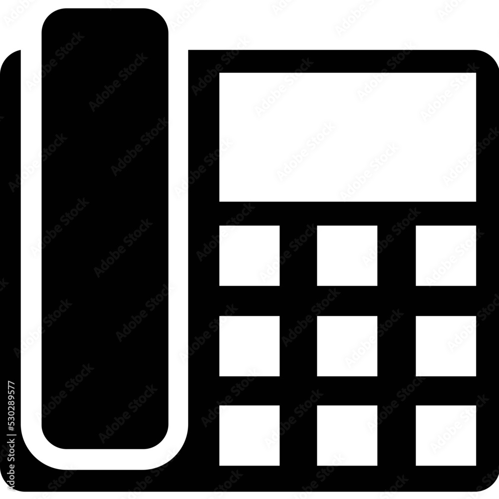 Call Us Glyph Vector Icon